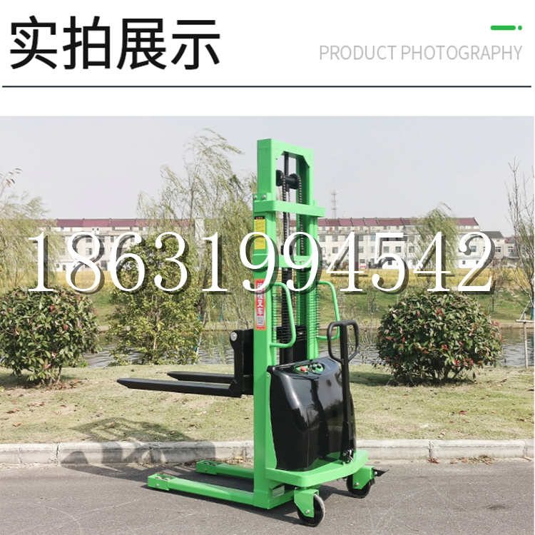 定西市电动叉车堆高车液压铲车电瓶1吨2吨站驾步行式小型全自动叉车